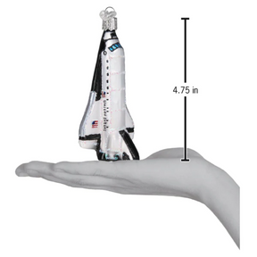 Glass Shuttle Ornament