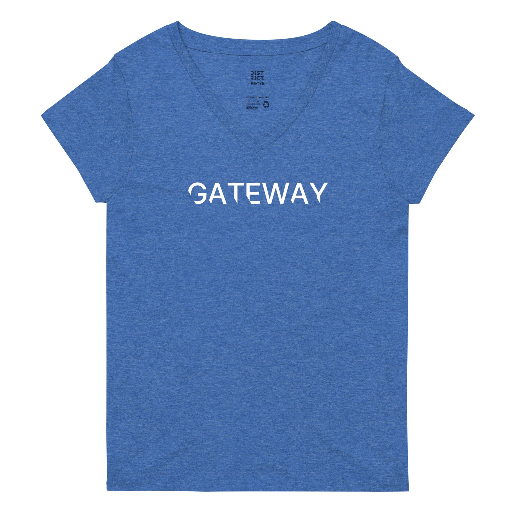 Gateway Women’s Recycled V-neck t-shirt