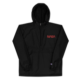 NASA Worm Embroidered Champion Packable Jacket