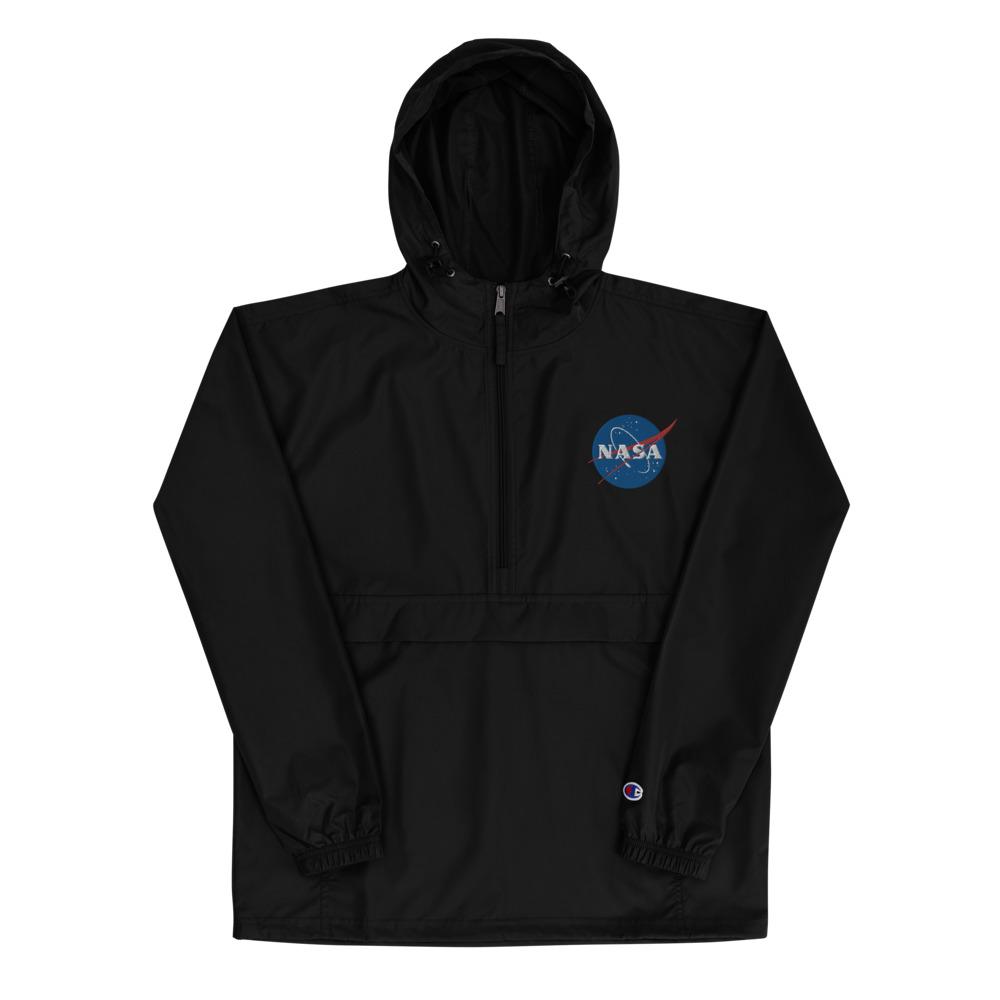 NASA Logo Embroidered Champion Packable Jacket