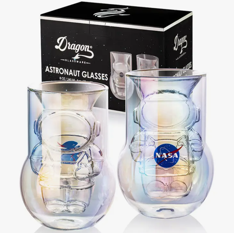 NASA Astronaut Glass Set