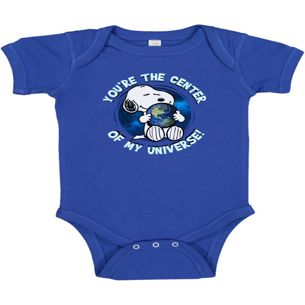 Snoopy Center of the Universe Onesie