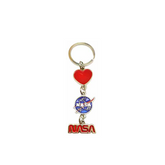 Heart NASA Keychains