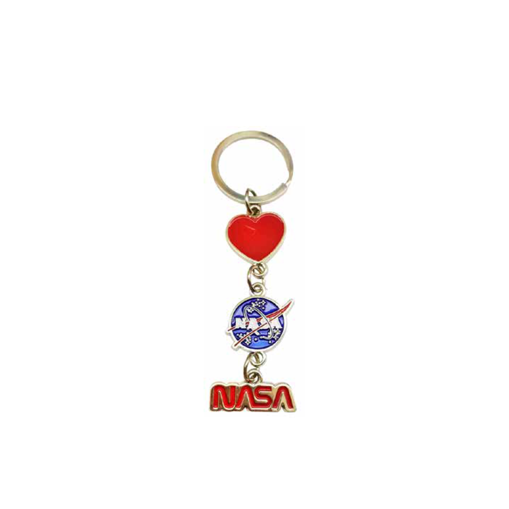 Heart NASA Keychains