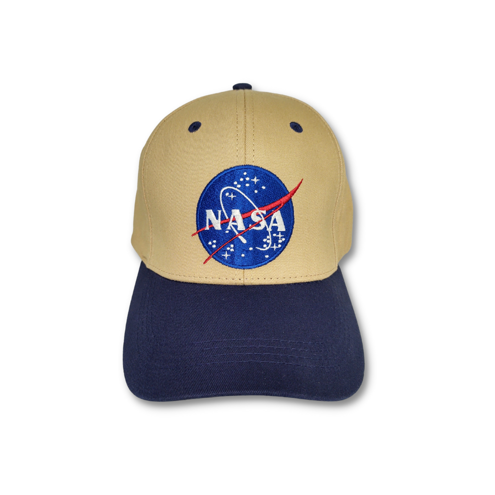 Khaki and Navy NASA Cap