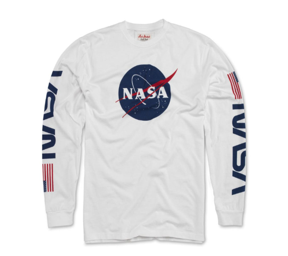 NASA Shirt NASA Logo Red White T Shirt Original Christmas 