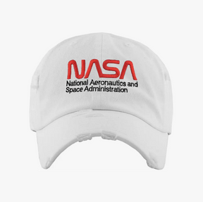 Distressed NASA Worm Cap