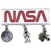 NASA Worm Charm Magnet