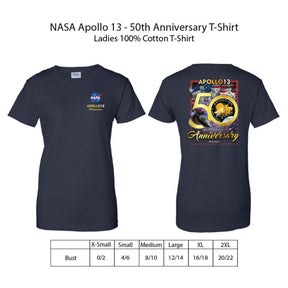 Apollo 13 50th Anniversary T-Shirt - Ladies' Cut