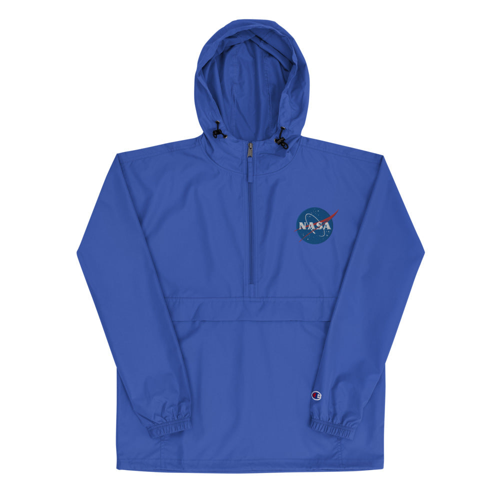 NASA Logo Embroidered Champion Packable Jacket