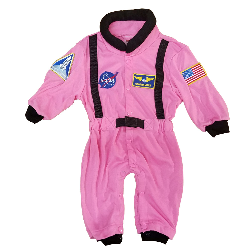 Pink Baby Flight Suit