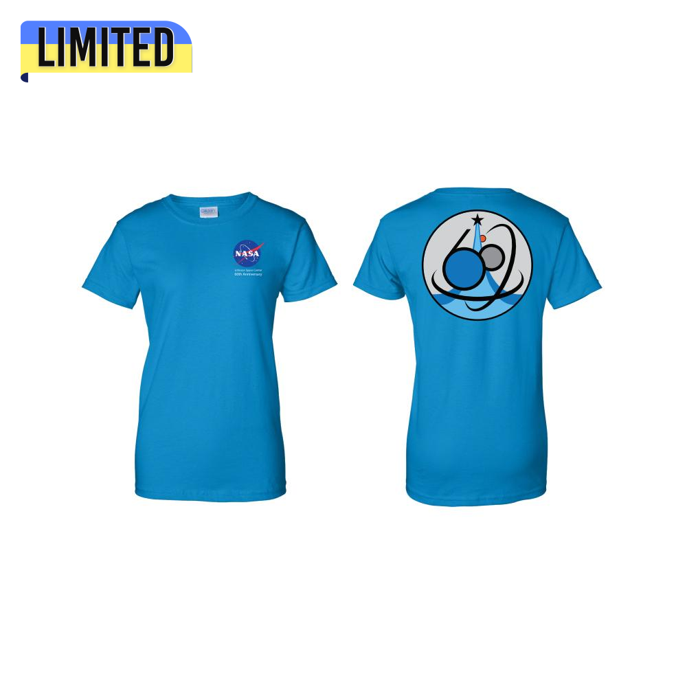 Ladies NASA JSC 60th Ann Tshirt