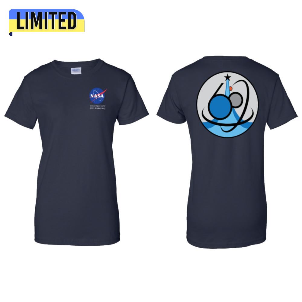 Ladies NASA JSC 60th Ann Tshirt