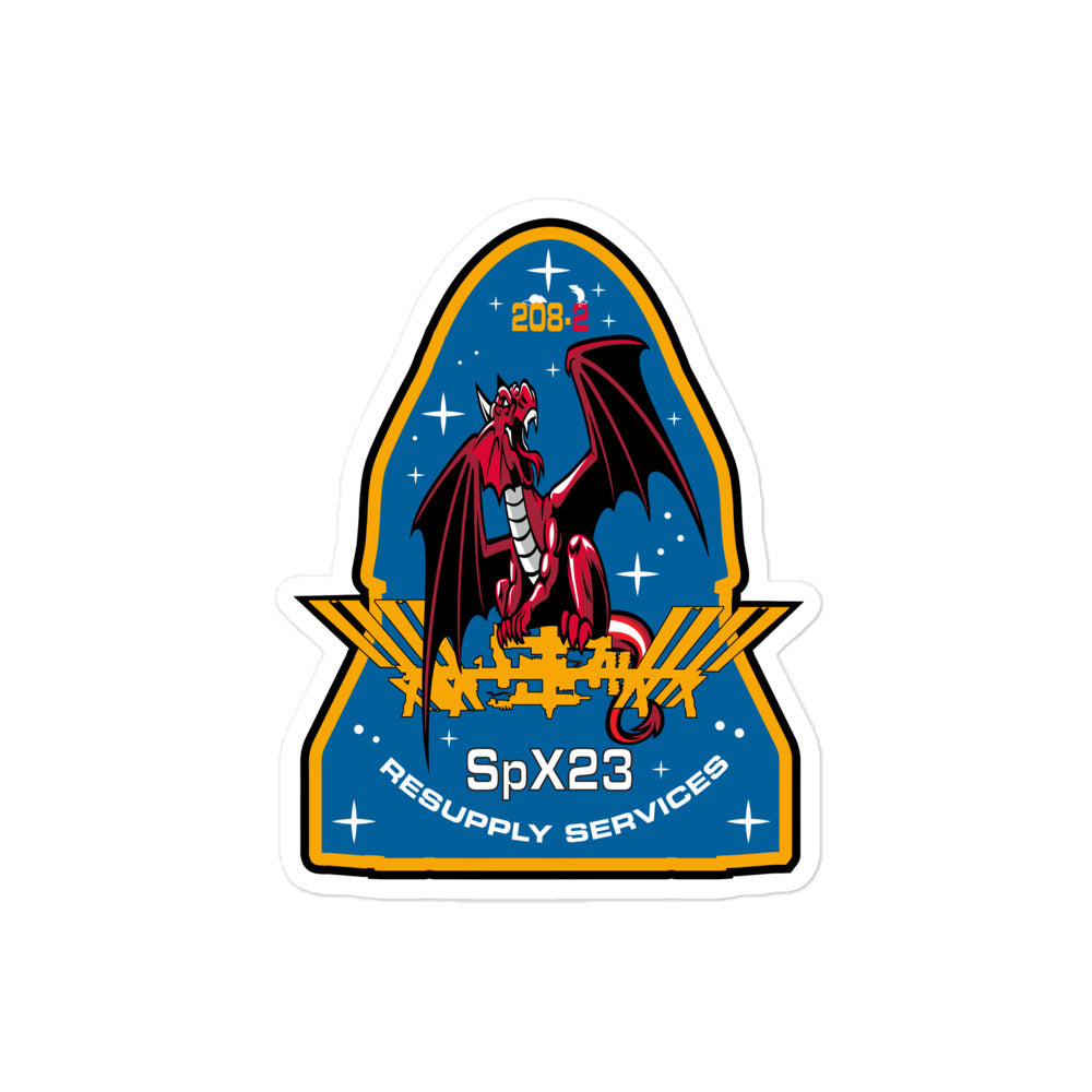 NASA's SpaceX CRS-23 Decal