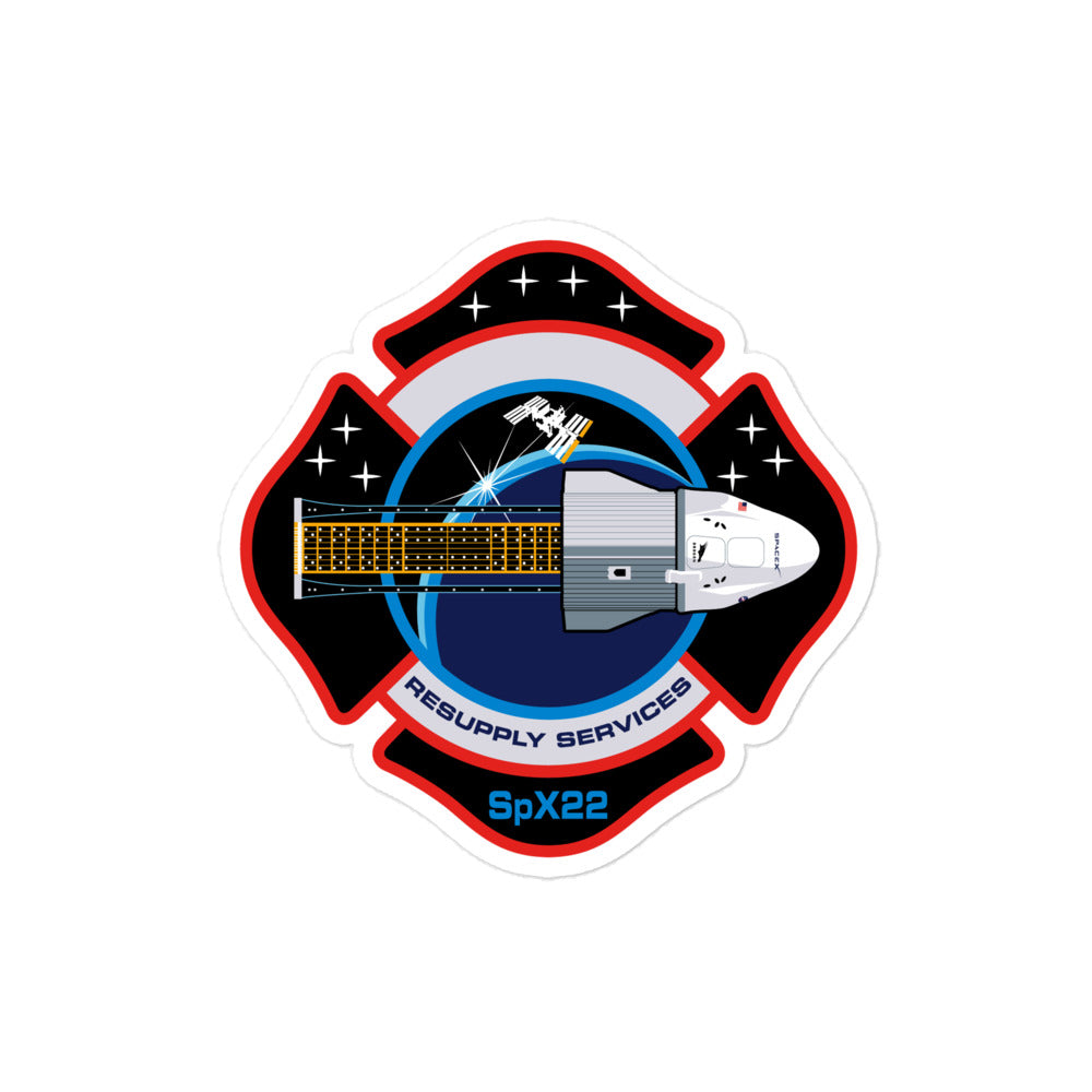 NASA's SpaceX CRS-22 Decal