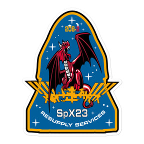 NASA's SpaceX CRS-23 Decal