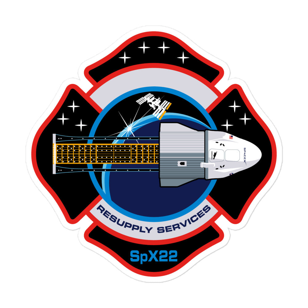 NASA's SpaceX CRS-22 Decal