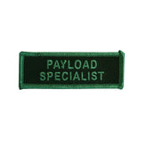 Payload Specialist Patch