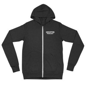 Houston We Have a Podcast Unisex Zip Hoodie