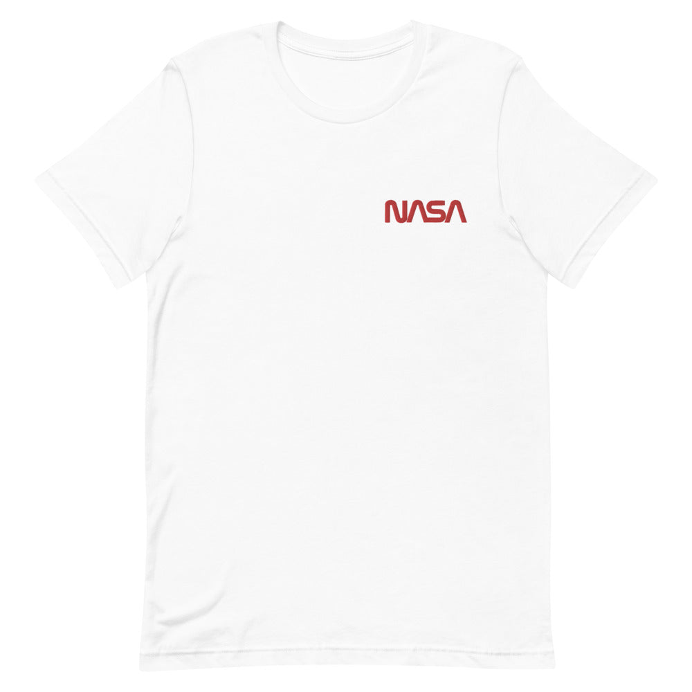 NASA Worm Embroidered  Unisex T-Shirt