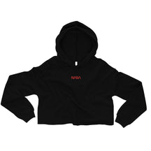 NASA Worm Ladies Crop Hoodie