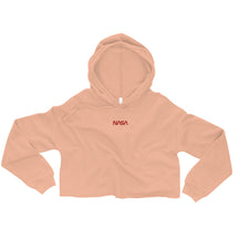 NASA Worm Ladies Crop Hoodie